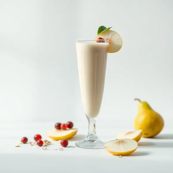 Batido Vegano de Pera e Leite de Aveia