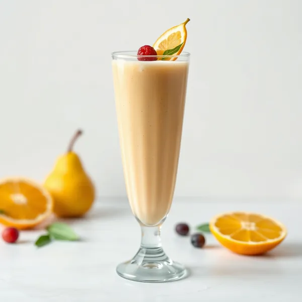 Smoothie Vegano de Pera e Laranja