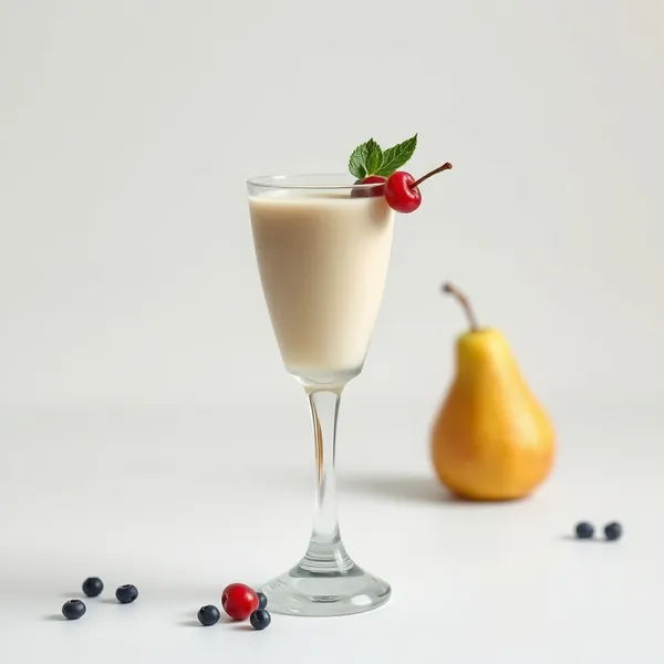 Smoothie Vegano de Pera e Leite de Arroz