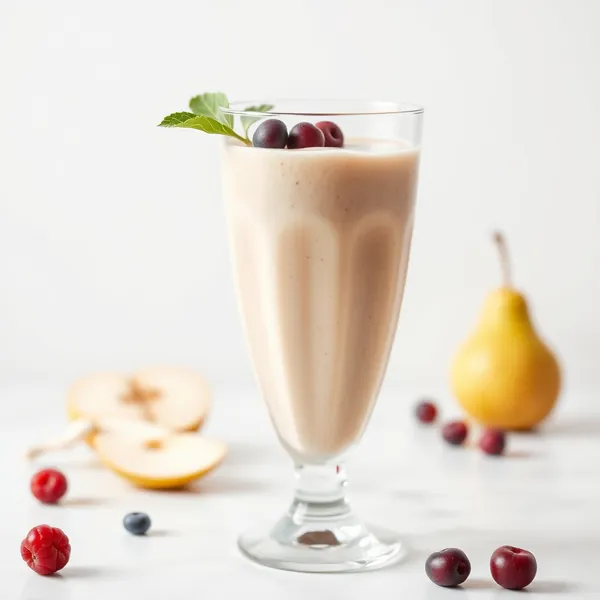Smoothie Vegano de Pera e Leite de Espelta