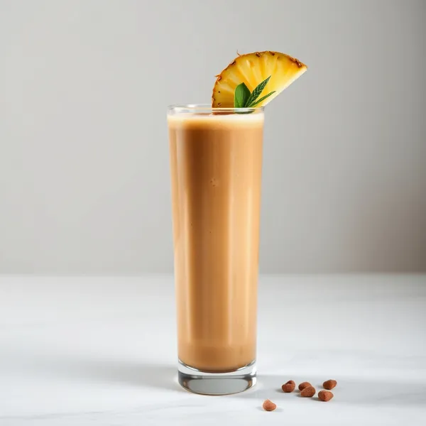 Smoothie Végane Ananas Café Froid