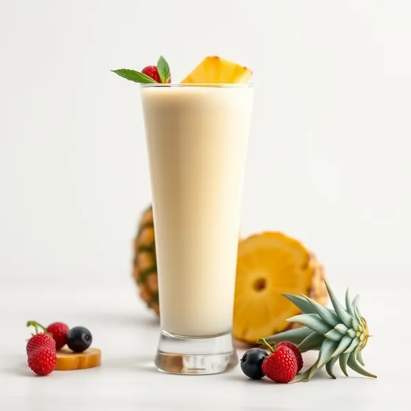 Smoothie Vegan à l'Ananas et au Kéfir