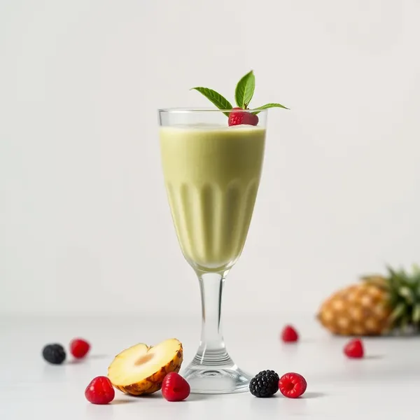 Smoothie Végane Ananas Matcha