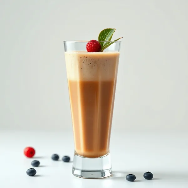 Batido de Café Frío con Proteína Vegana