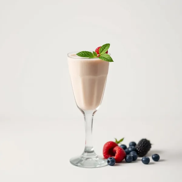 Smoothie au Yogourt Grec avec Protéine Végane