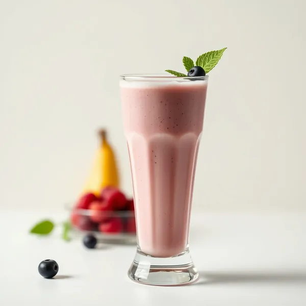 Batido de Leite Kefir com Proteína Vegana