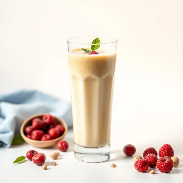 Batido de Leche de Pistacho y Proteína Vegana