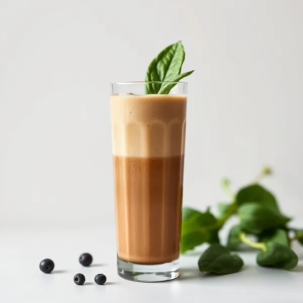 Vegan Spinach Cold Brew Coffee Smoothie