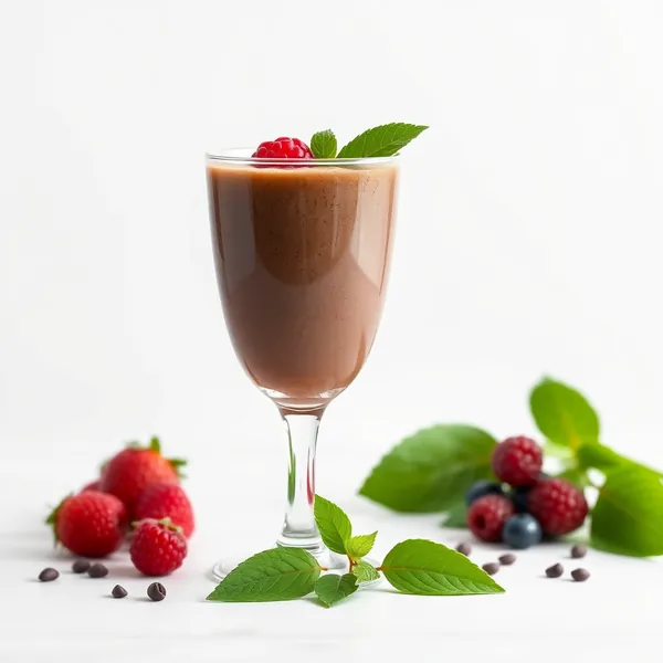 Batido de Café Frío con Spirulina Vegana