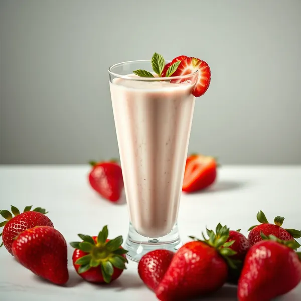 Smoothie Vegano de Kefir de Morango