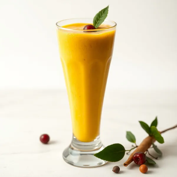 Smoothie Vegano de Kefir de Cúrcuma