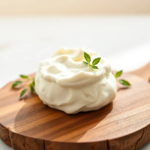Geronnene Vollmilchcreme