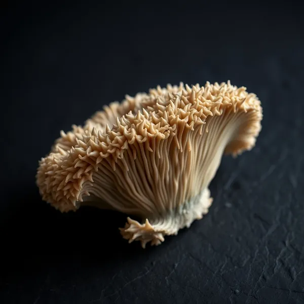 Wild Geernteter Löwenmähne-Pilz
