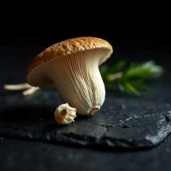 Wild Geernteter Strohchampignon