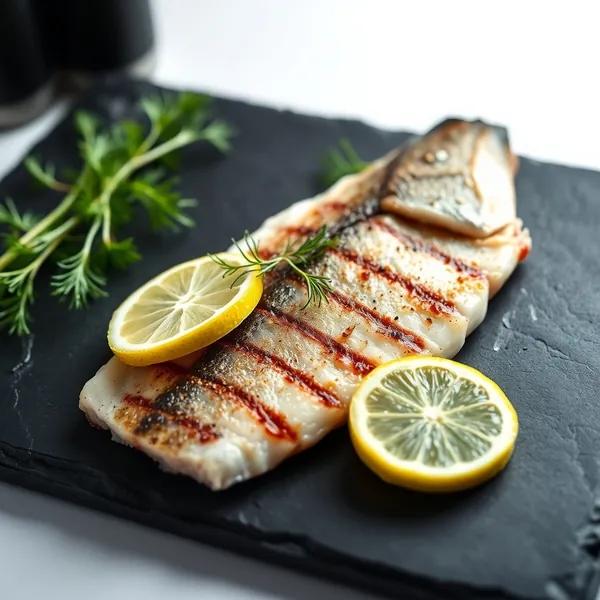 Grilled Yellowtail Snapper Fillet